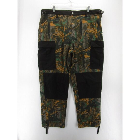 Monet Skateboards Pants 38 Cargo Camouflage Double Knee Baggy Skater - Picture 1 of 11